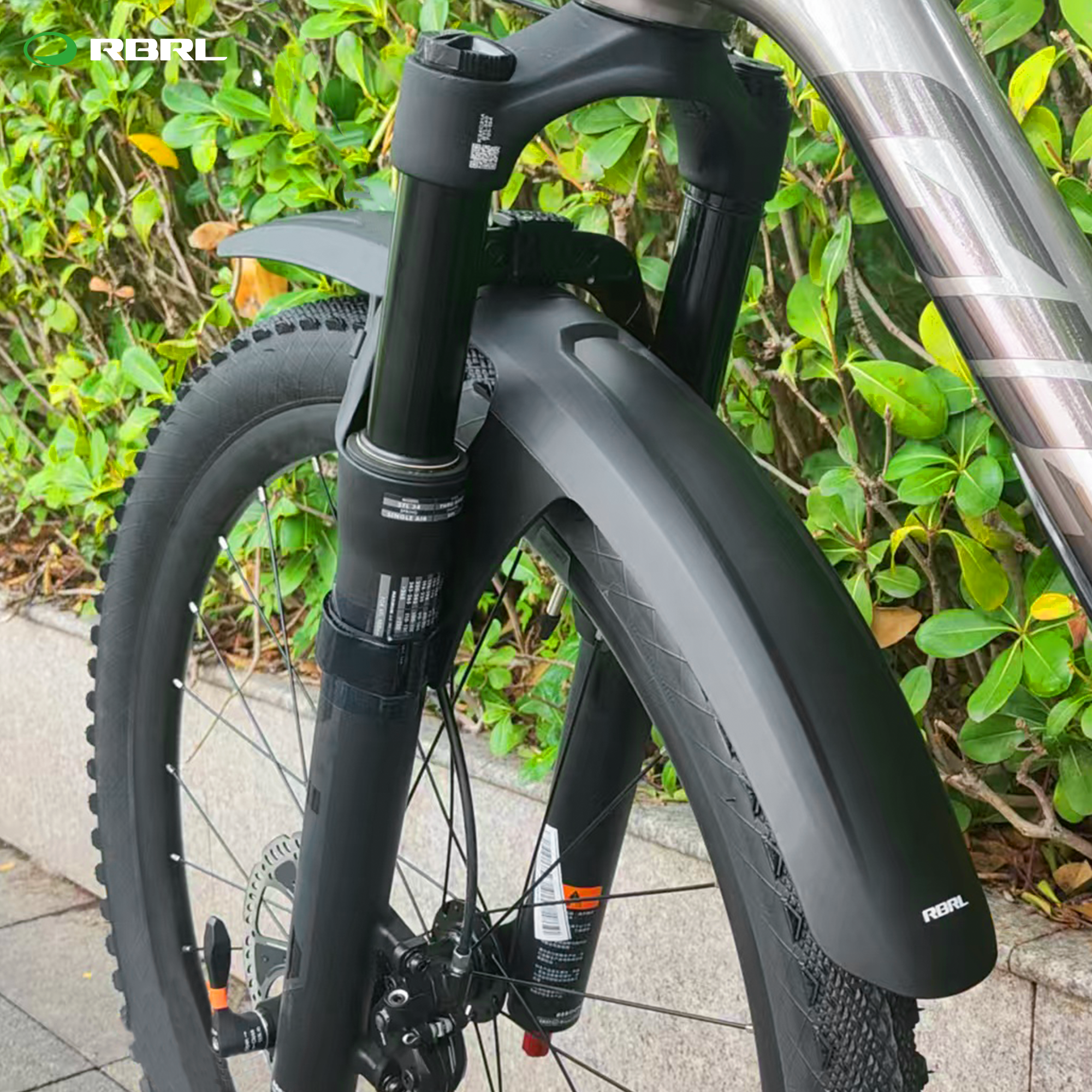 Bike Fender Set - RBRL MTB Front Mudguard Velcro Quick
