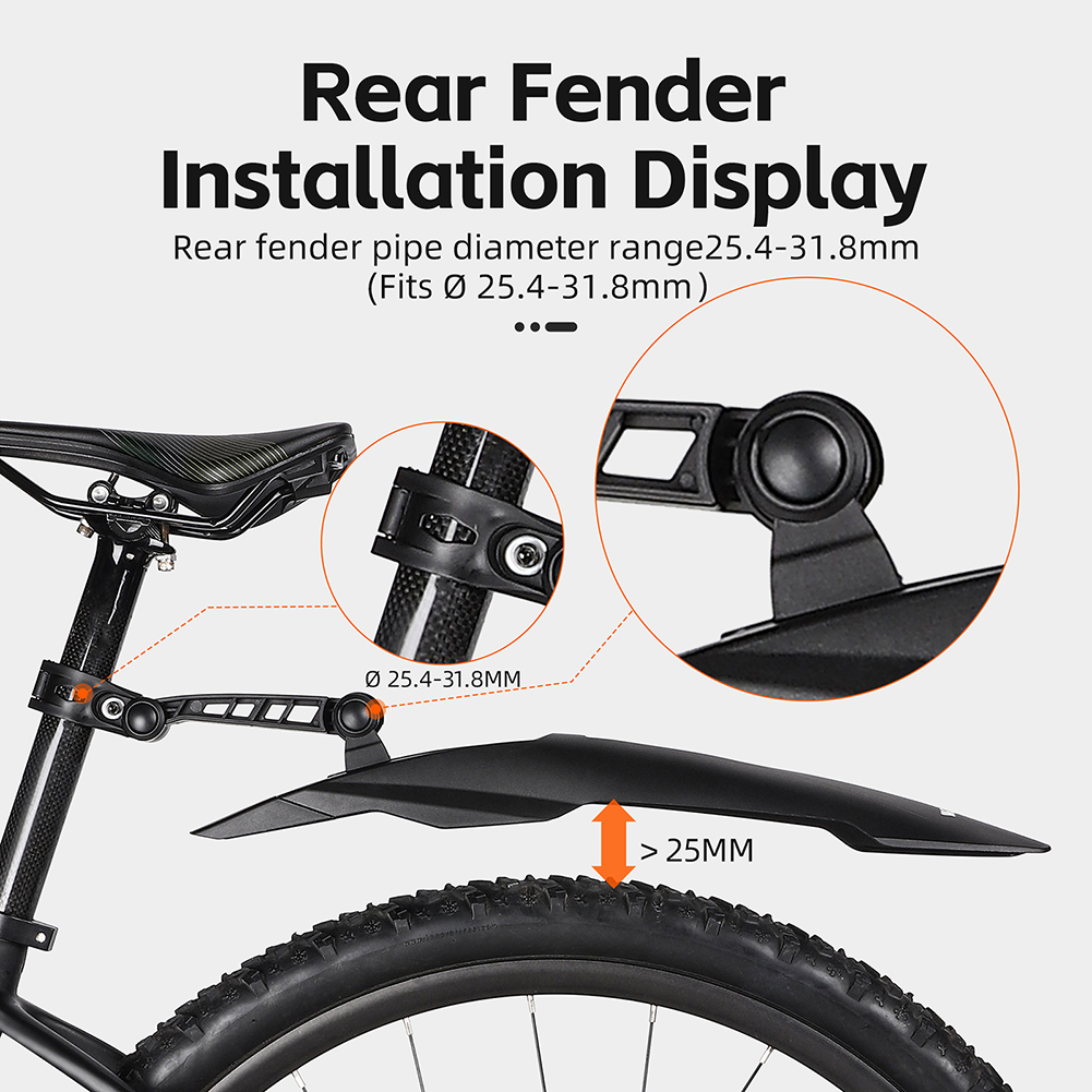 2PCS Bicycle Fender Mudguard B - Bike Fender Set ulasan dan harga