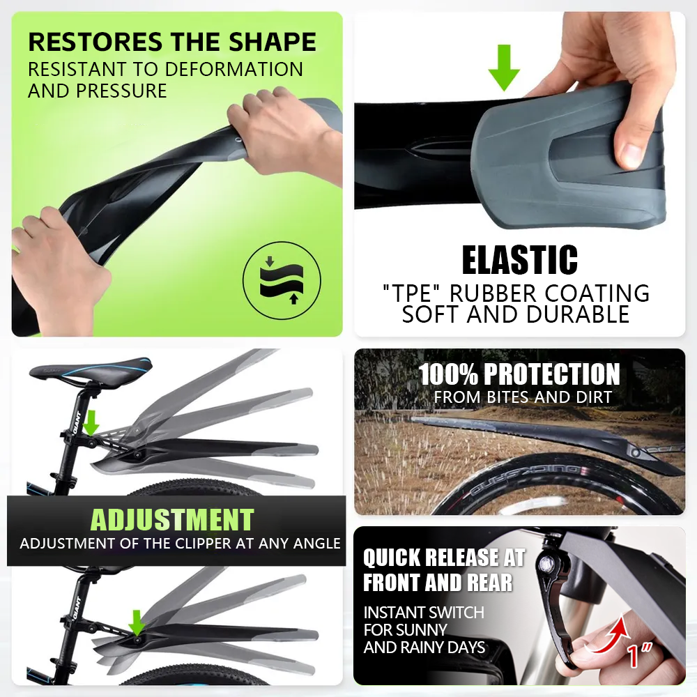 RBRL MTB Bicycle Mudguard Quic - Bike Fender Set ulasan dan harga