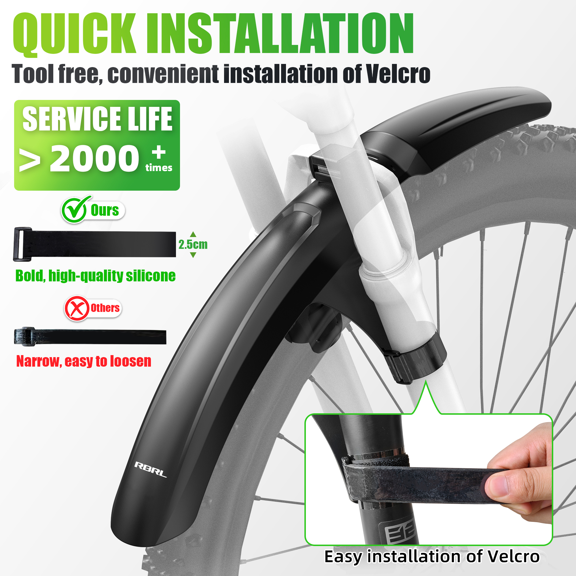 RBRL Bike Front Mudguard Full  - Bike Fender Set ulasan dan harga