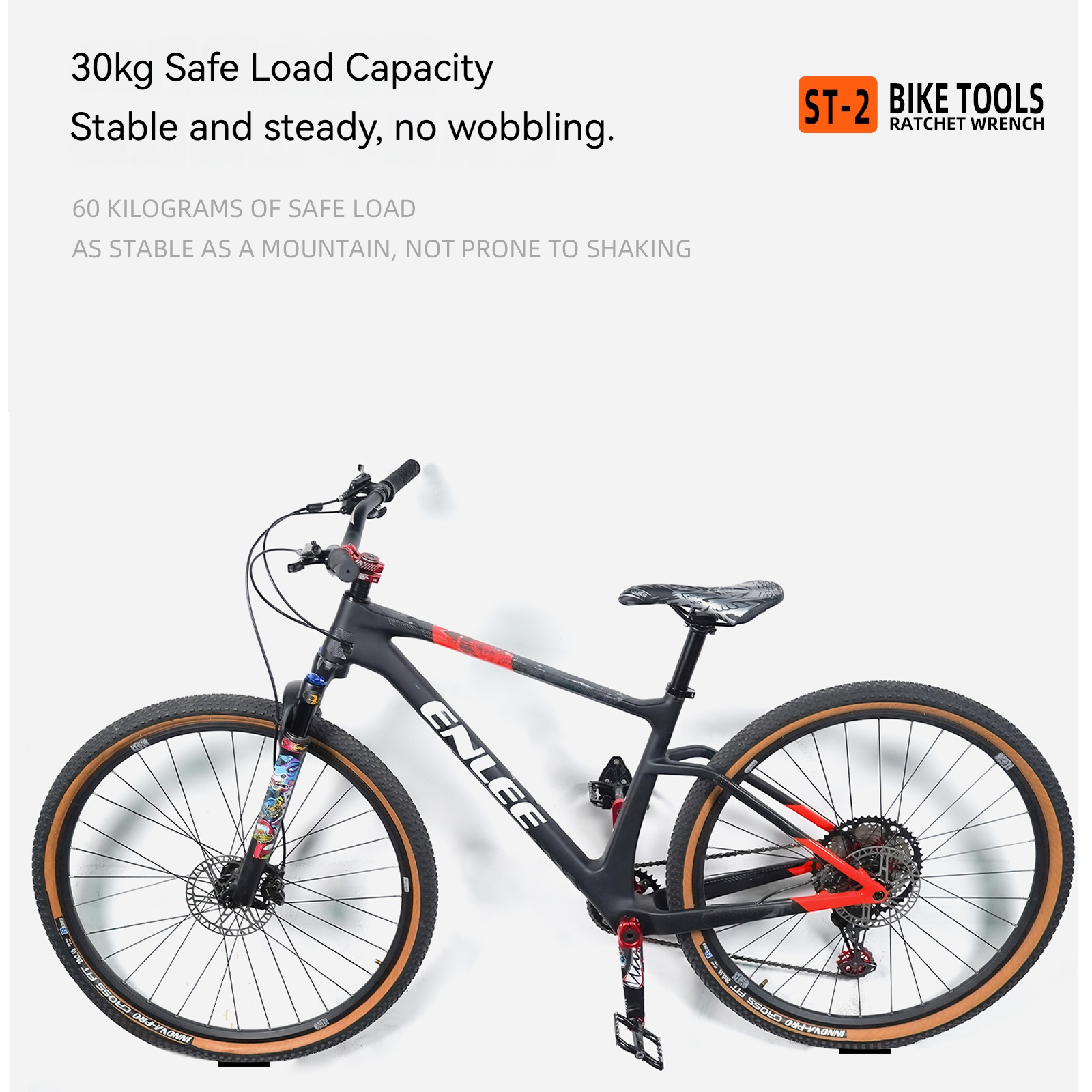 ENLEE Bicycle Rack Wall-Mounte - Cycling Gear Organizer Wall ulasan dan harga