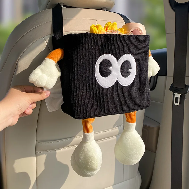 Car Trash Can Bin Cartoon Eye  - Water Bottle Holder ulasan dan harga