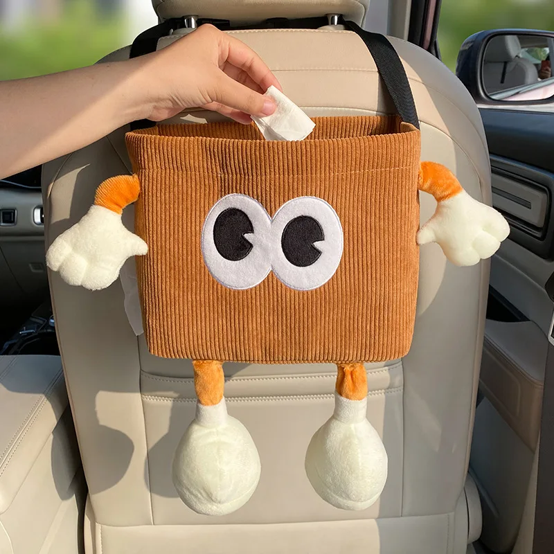 Car Trash Can Bin Cartoon Eye  - Water Bottle Holder ulasan dan harga
