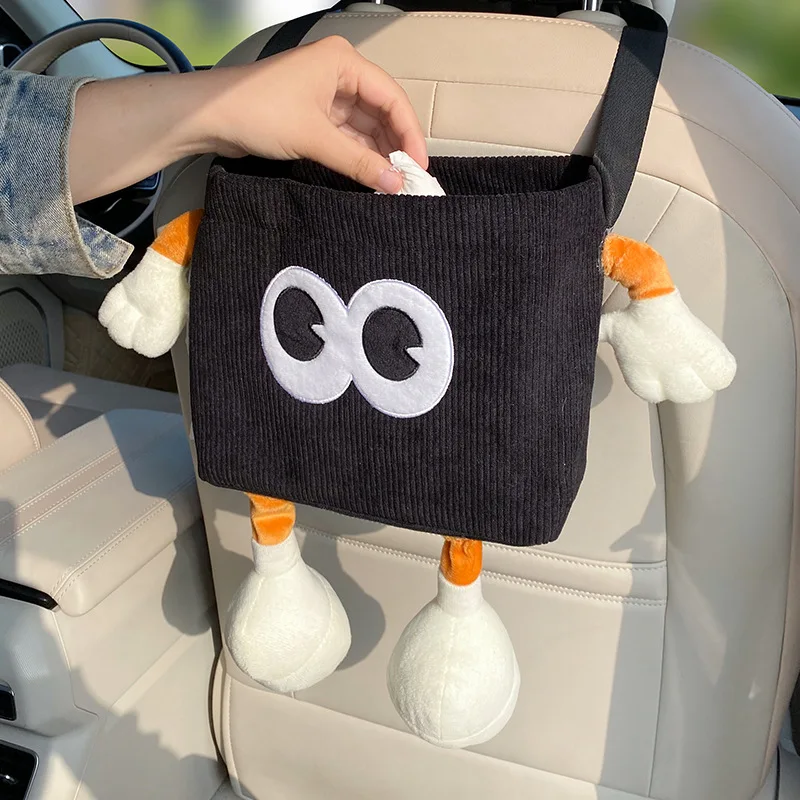 Car Trash Can Bin Cartoon Eye  - Water Bottle Holder ulasan dan harga
