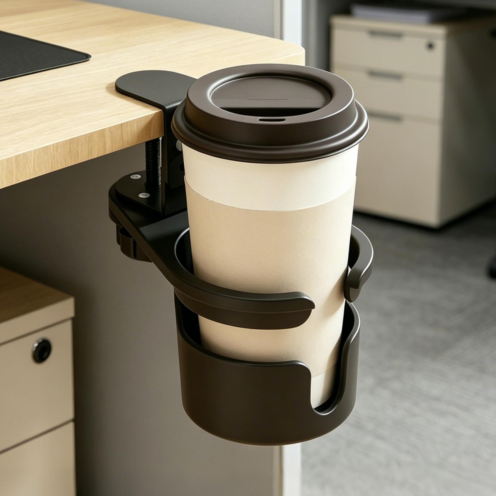 Desk Cup Holder Clamp Adjustab - Water Bottle Holder ulasan dan harga