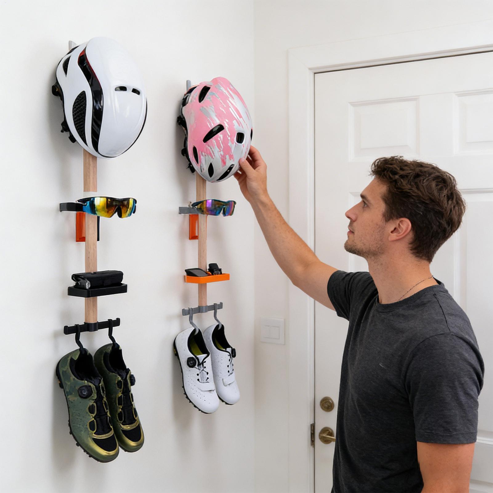 Vertical Cycling Gear Organize - Cycling Gear Organizer Wall ulasan dan harga